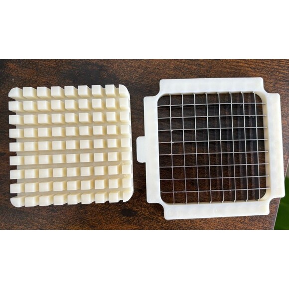 Electric French Fry Cutter Replacement Blade Assembly Pusher Block 1/4" 3/8" - Picture 2 of 9